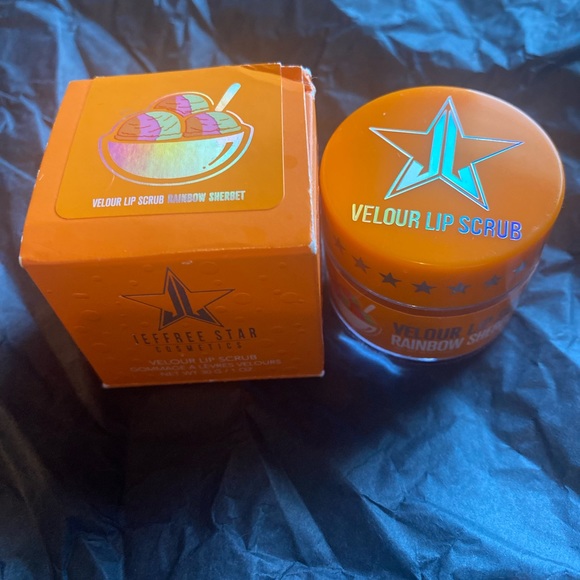 🌈NWT HP RAINBOW SHERBET” VELOUR LIP SCRUB, FROM 2018 SUMMER COLLECTION . JS🌈 - Picture 13 of 16